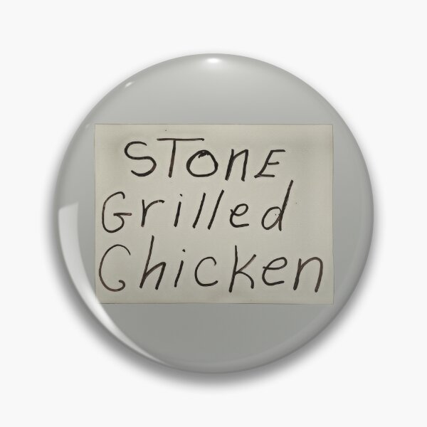 Item preview,  stone grilled chicken designed and sold by Val Goretsky.