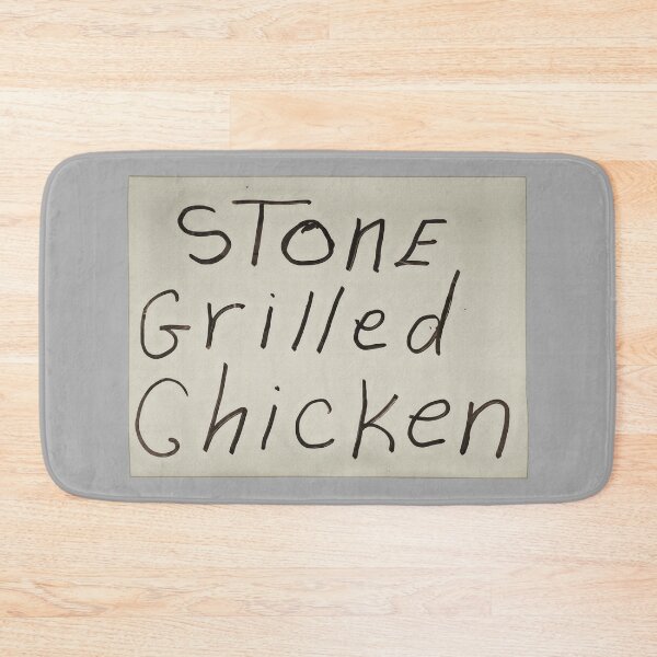 Item preview,  stone grilled chicken designed and sold by Val Goretsky.