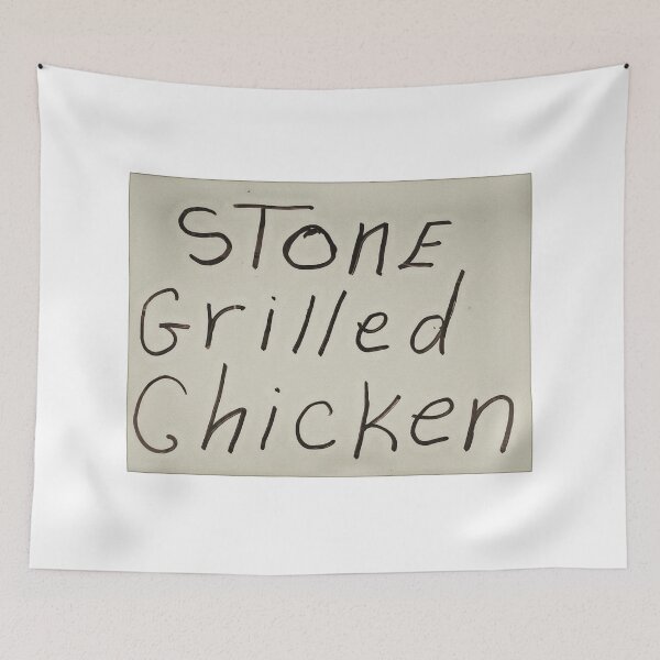 Item preview,  stone grilled chicken designed and sold by Val Goretsky.