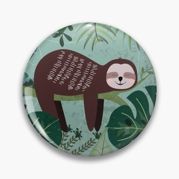 Item preview, Tropical Sleeping Sloth  designed and sold by 3bythelake.
