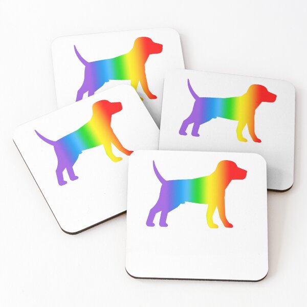 Item preview, beagle dog rainbow color gift designed and sold by alaechamlal.