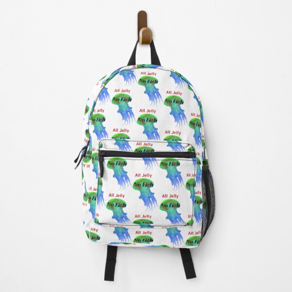Item preview, All Jelly, No Fish - Funny Jellyfish Design (white) designed and sold by Davey's Designs.