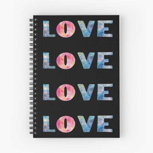 Item preview, Love Space Watercolour Writing designed and sold by Rebekah Melville.