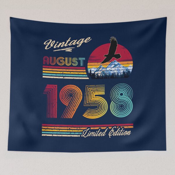 Item preview, Vintage August 1958 Birthday designed and sold by GreenSplash.