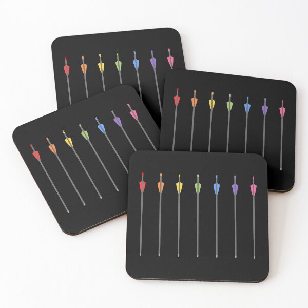 Item preview, Rainbow Recurve Arrows - Black designed and sold by Nina-Nocks.