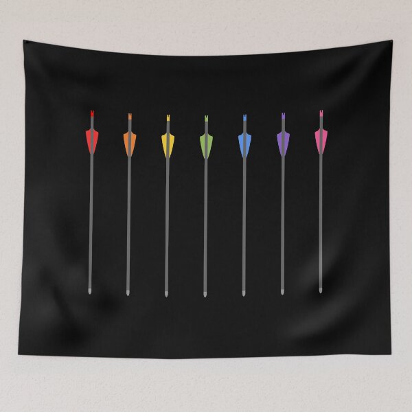 Item preview, Rainbow Recurve Arrows - Black designed and sold by Nina-Nocks.