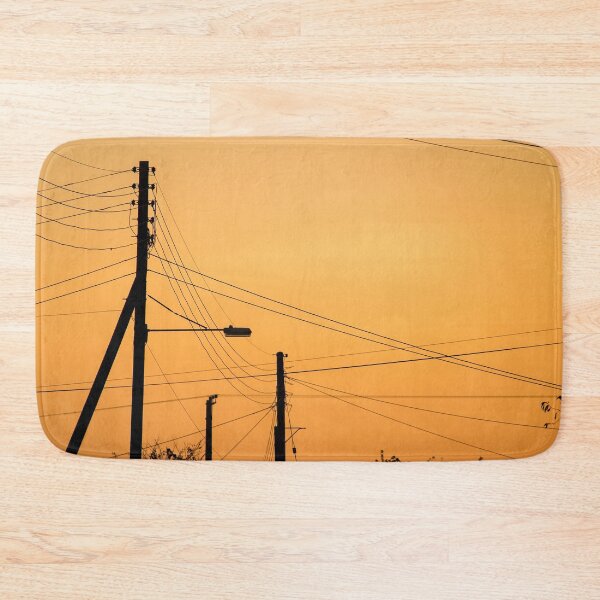 Item preview, Sunset Power Lines designed and sold by FOLK ART FUSION by heidiannemorris.