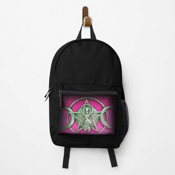 Item preview, Wicca Pentagram Triple Moon Goddess designed and sold by WiccaFairy.