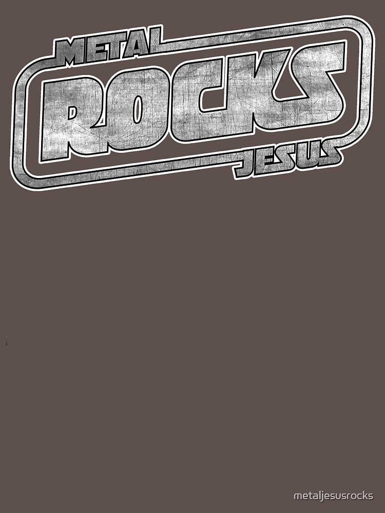 Metal Jesus Rocks - GUN METAL LOGO by metaljesusrocks