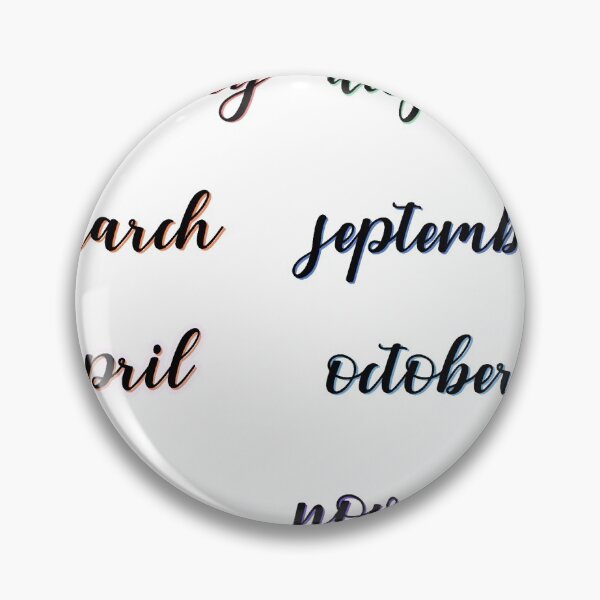 Item preview, months of the year sticker pack designed and sold by eshna.