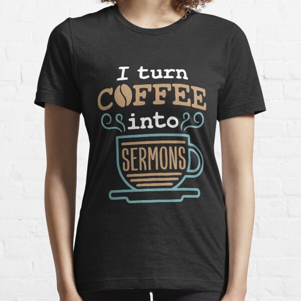Pfarrer oder Mitglied des Kirchenklerus. Ideal für christliche Kaffeeliebhaber. Essential T-Shirt
