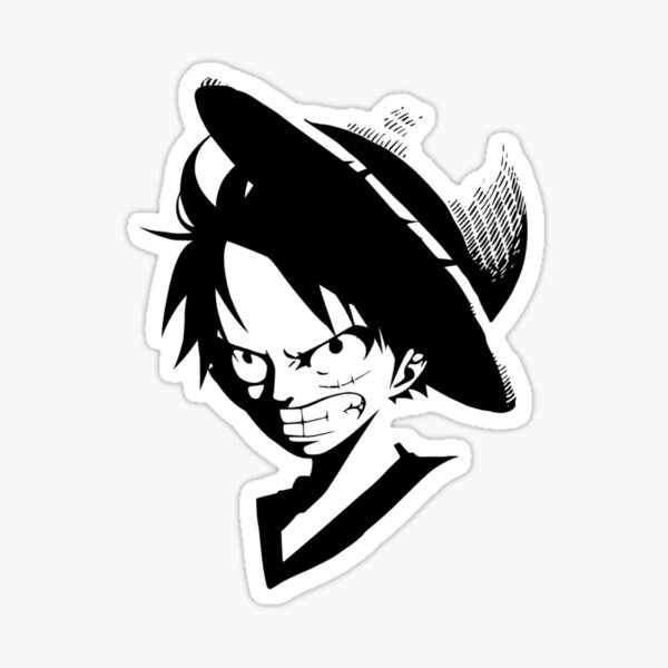 Black And White Luffy Gifts Merchandise Redbubble