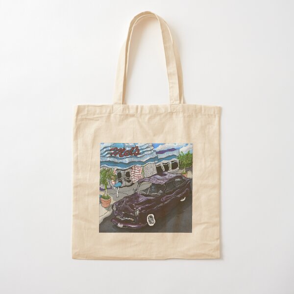 Mel's Diner ~ Painting by Dawn Langstroth ©2018 Cotton Tote Bag
