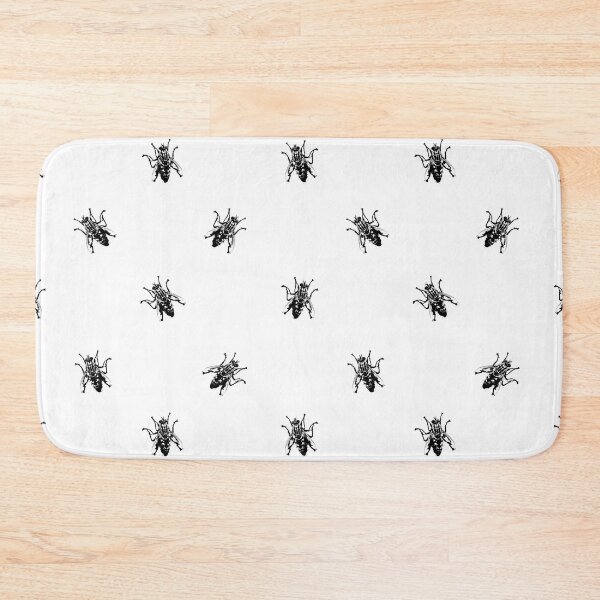 Item preview, HouseFly Drawing Motif Print Pattern designed and sold by DFLC Prints.