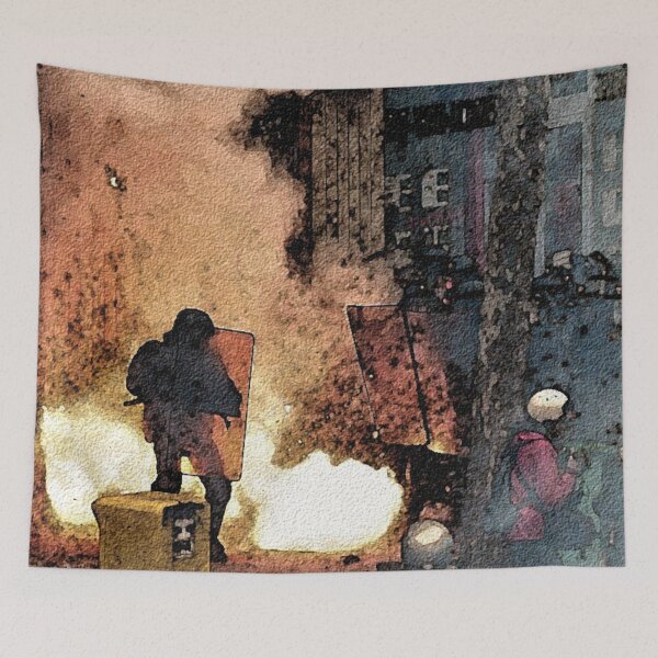 Item preview, FRENCH LABOUR RIOTS - 1 designed and sold by RFDEZIII.