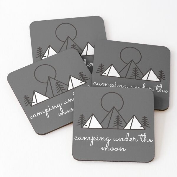 Item preview, Camping Slogan - Camping Under The Moon designed and sold by m95sim.