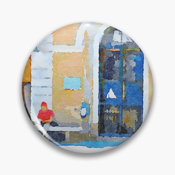 Item preview, Man sitting on the bench in train station designed and sold by Giuseppe Cocco.