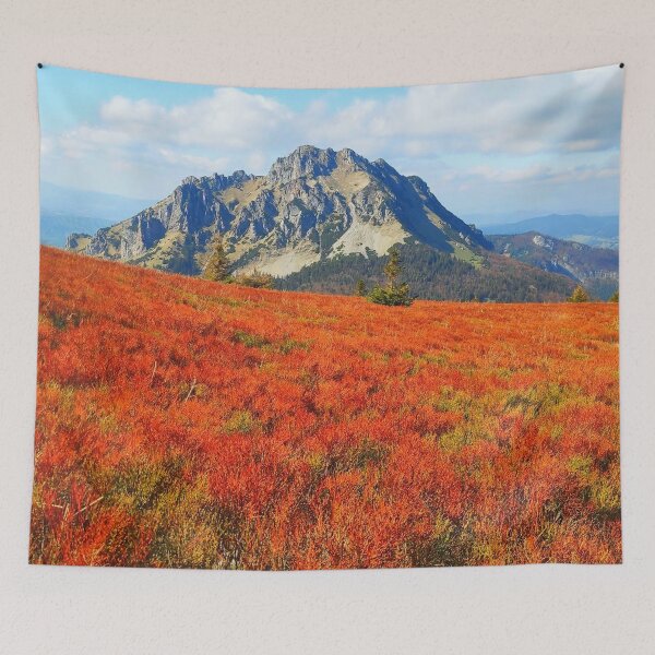 Item preview, Hill covered with Blueberries in the Middle of Europe designed and sold by Xeuno.