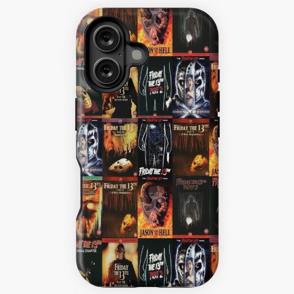 Vista previa del artículo con la obra «Jason Viernes 13 Cubiertas de películas», diseñado y vendido por The Fit.