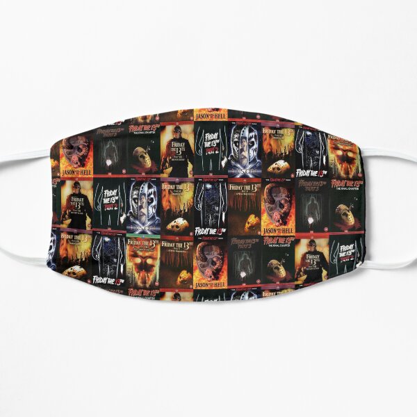 Jason Friday the 13th Movie Covers Flat Mask
