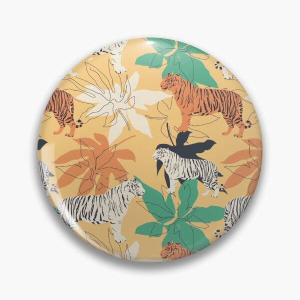 Item preview, Abstract Tigers Pattern designed and sold by BatholomewMat.