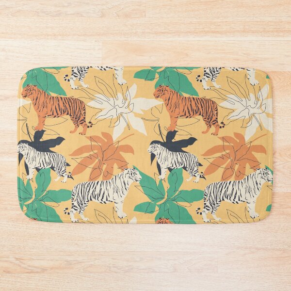 Item preview, Abstract Tigers Pattern designed and sold by BatholomewMat.