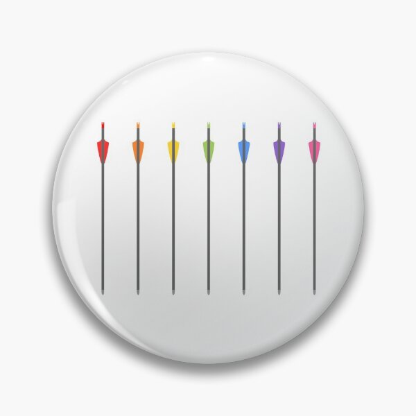Item preview, Rainbow Recurve Arrows - White designed and sold by Nina-Nocks.
