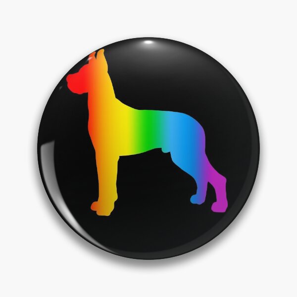 Item preview, great dane dog rainbow color funny birthday gift designed and sold by alaechamlal.