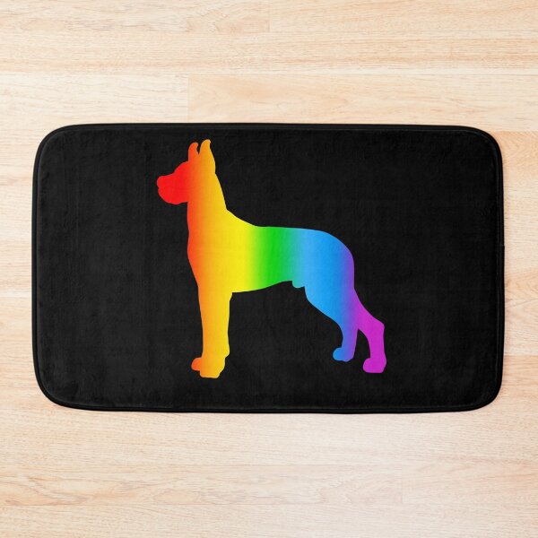 Item preview, great dane dog rainbow color funny birthday gift designed and sold by alaechamlal.