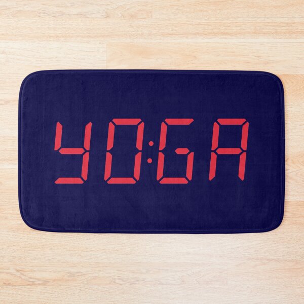 Item preview, Yoga O'Clock or Yoga Time for Yoga Lovers designed and sold by CatArtStore.