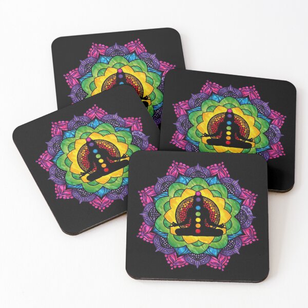 Item preview, Mandala de meditación chakra designed and sold by serenaking.