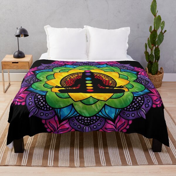 Item preview, Chakra Meditation Mandala designed and sold by serenaking.