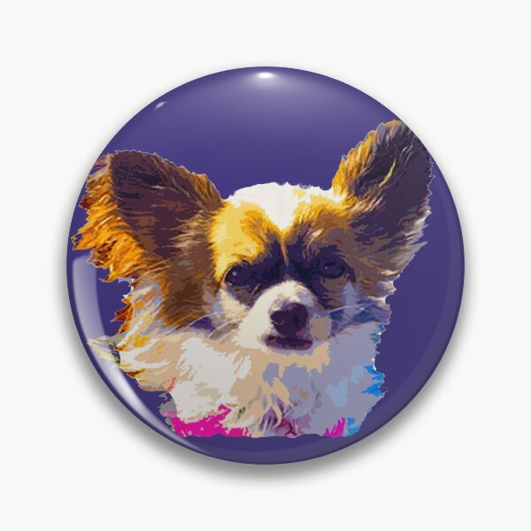 Item preview, Batzilla - Colorful Daisy the Batdog! (deep grape background) designed and sold by batzilla.