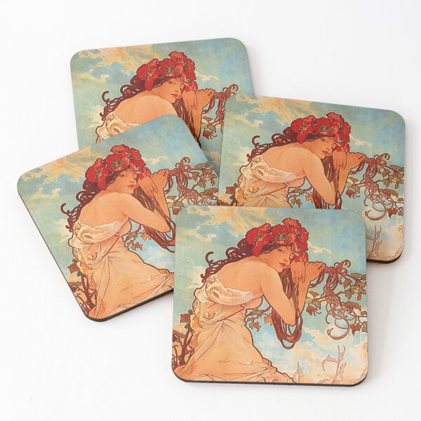 Item preview, Summer by Mucha designed and sold by Paul David Wilson.