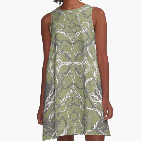 Equestrian A-Linien Kleid