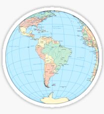 WORLD GLOBE Sticker