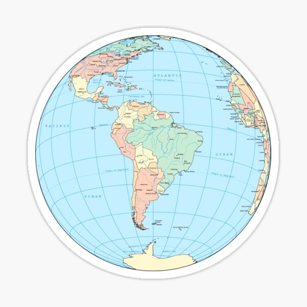WORLD GLOBE Sticker