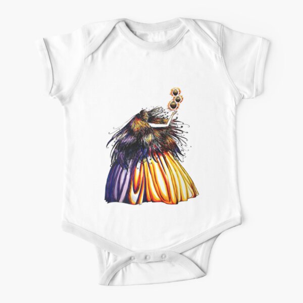 Lantern Princess Short Sleeve Baby One-Piece