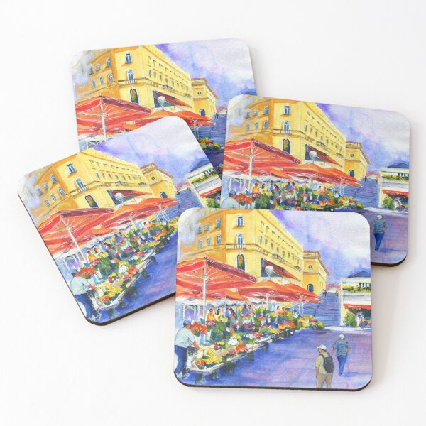 Item preview, Flower market in Zagreb  designed and sold by bettymmwong.