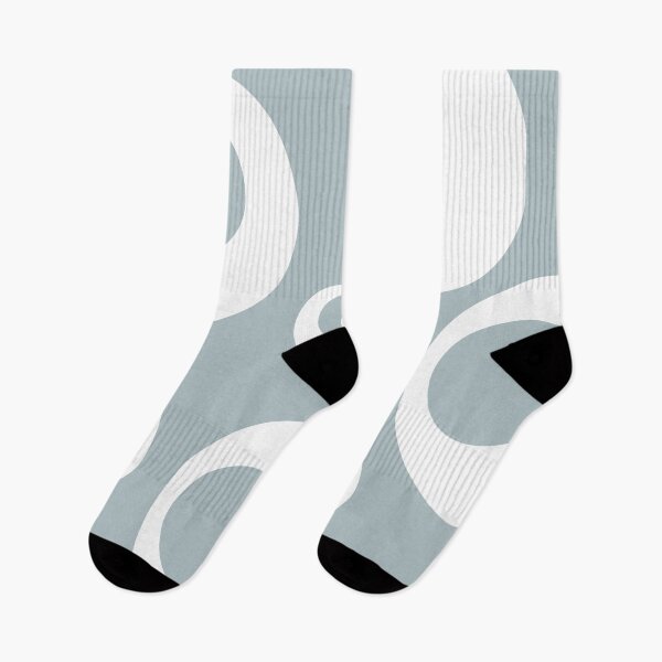 Item preview, Yoga blue grey, white round and round designed and sold by HTPOP.