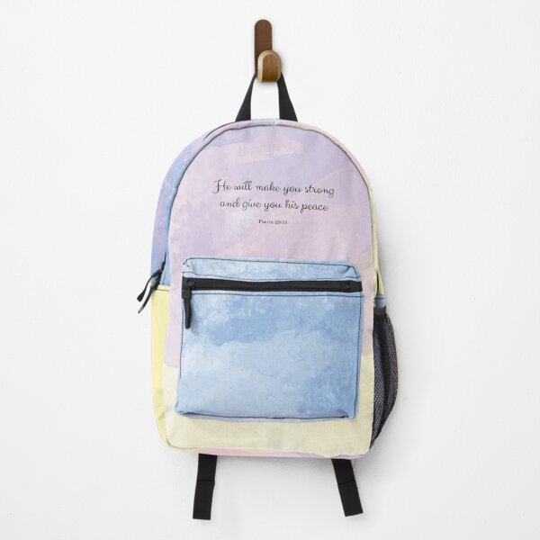 Item preview, He will make you strong and give you his peace, Psalm 29:11 designed and sold by StudioCitrine.