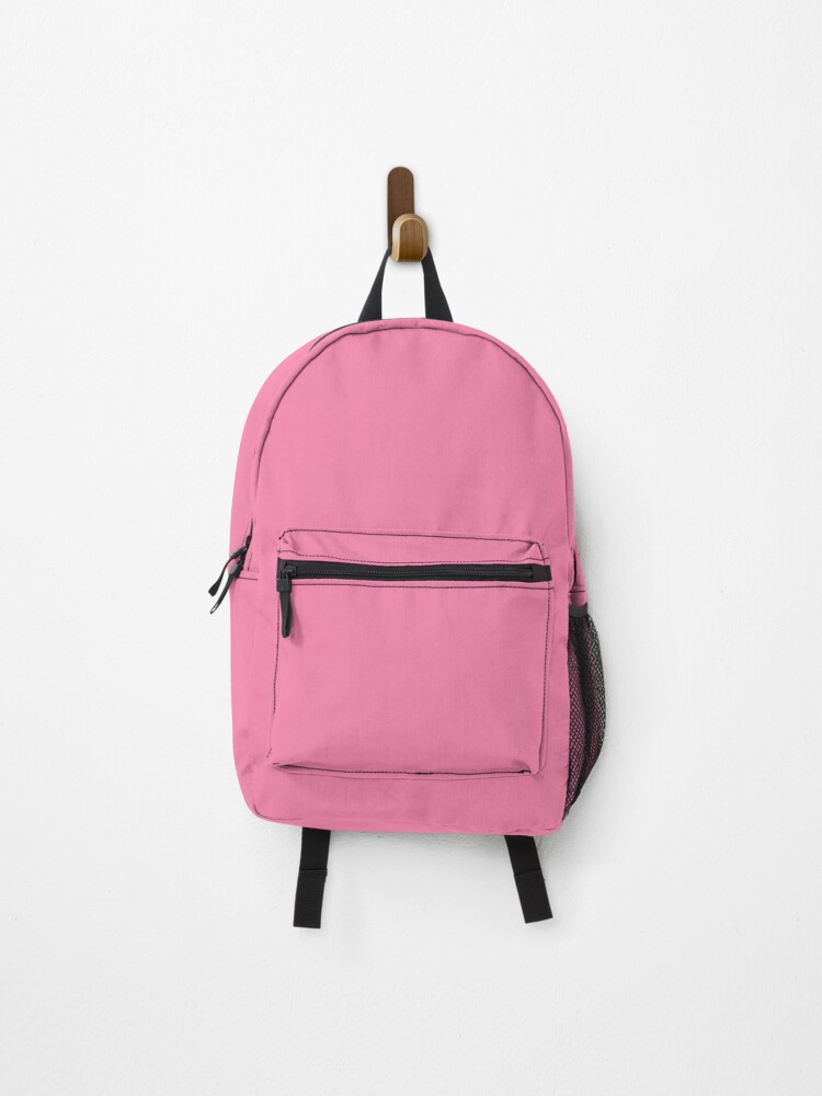 Plain Pink Backpack | vlr.eng.br