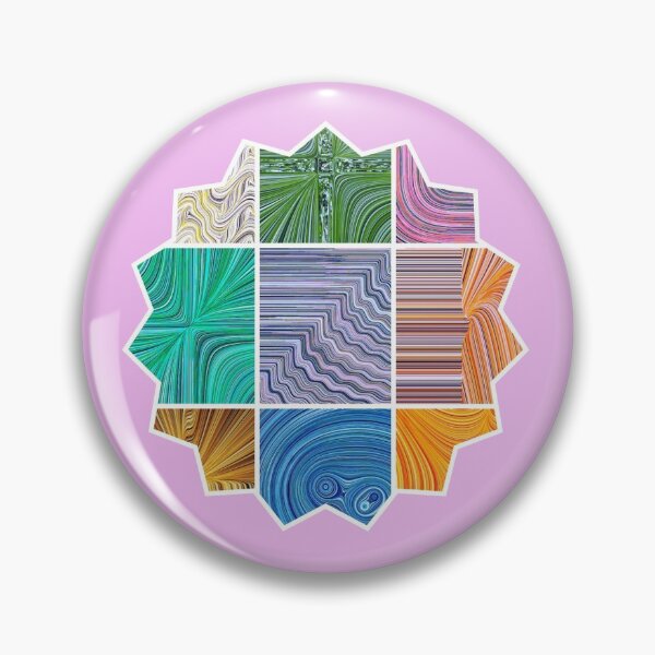 Item preview, Electric Field Art Collage I Repeating  designed and sold by The Rage Garden.