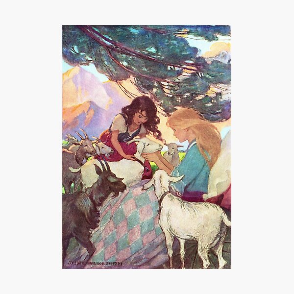 Item preview, Heidi and Clara with the Goats designed and sold by RedCapeTales.