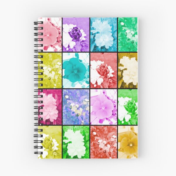 Item preview, Colorful Flower Collage - Floral and Rainbow Vibes for Summer designed and sold by ckylin.