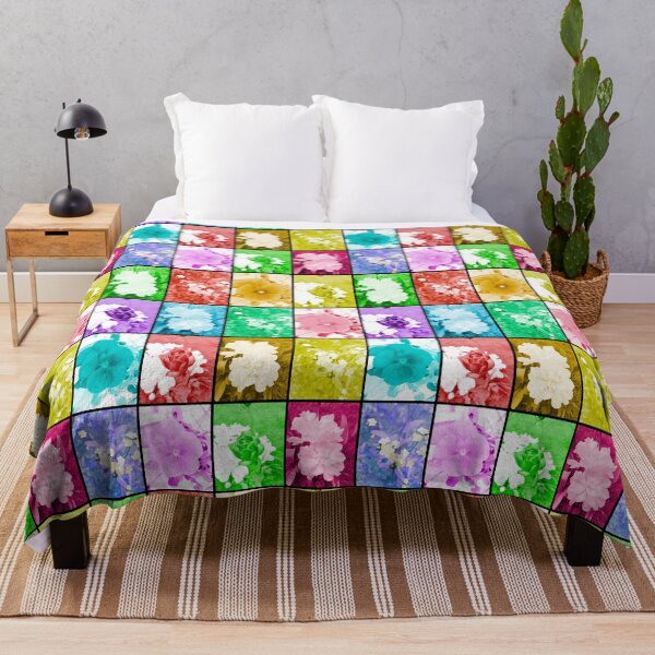 Item preview, Colorful Flower Collage - Floral and Rainbow Vibes for Summer designed and sold by ckylin.
