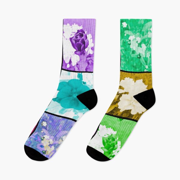 Item preview, Colorful Flower Collage - Floral and Rainbow Vibes for Summer designed and sold by ckylin.