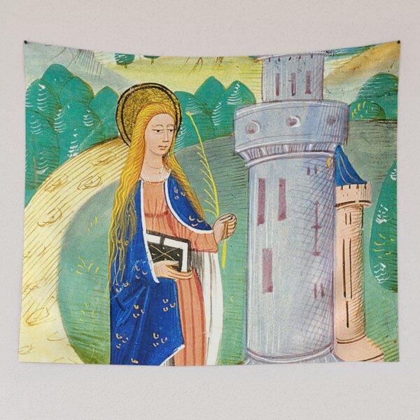 Item preview, Saint Barbara designed and sold by brushandframes.