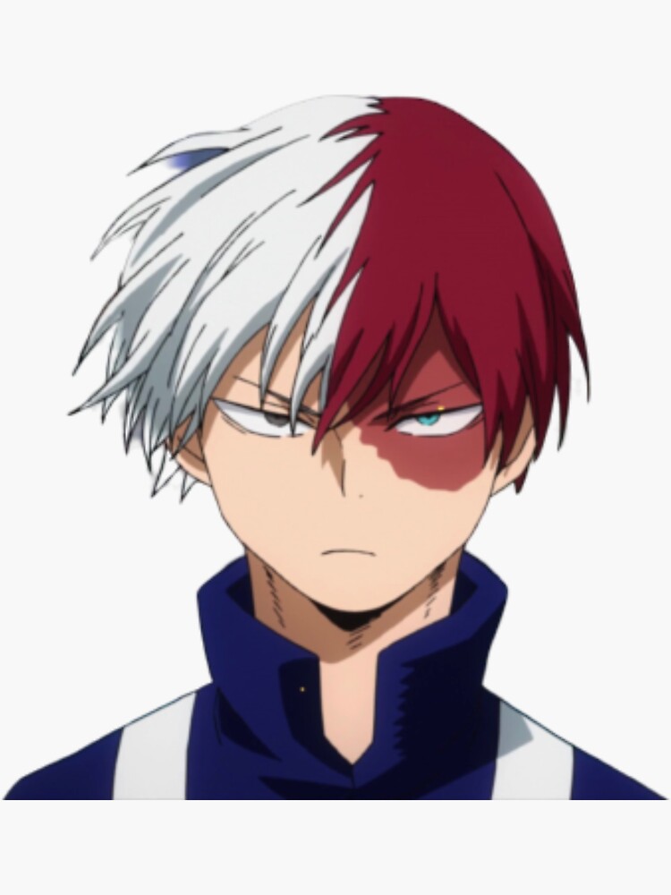 "todoroki shoto" Sticker by adrianadn | Redbubble