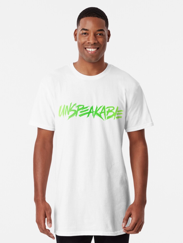 Unspeakable Logo Green T Shirt By Johnstodard Redbubble